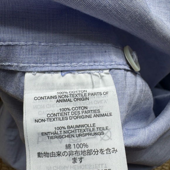 J Crew women’s cotton poplin shirt - oversized - L - heathered light blue - Picture 11 of 11